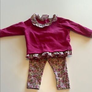 Trotters London -
Baby Penny Floral Willow Sweatshirt and leggings